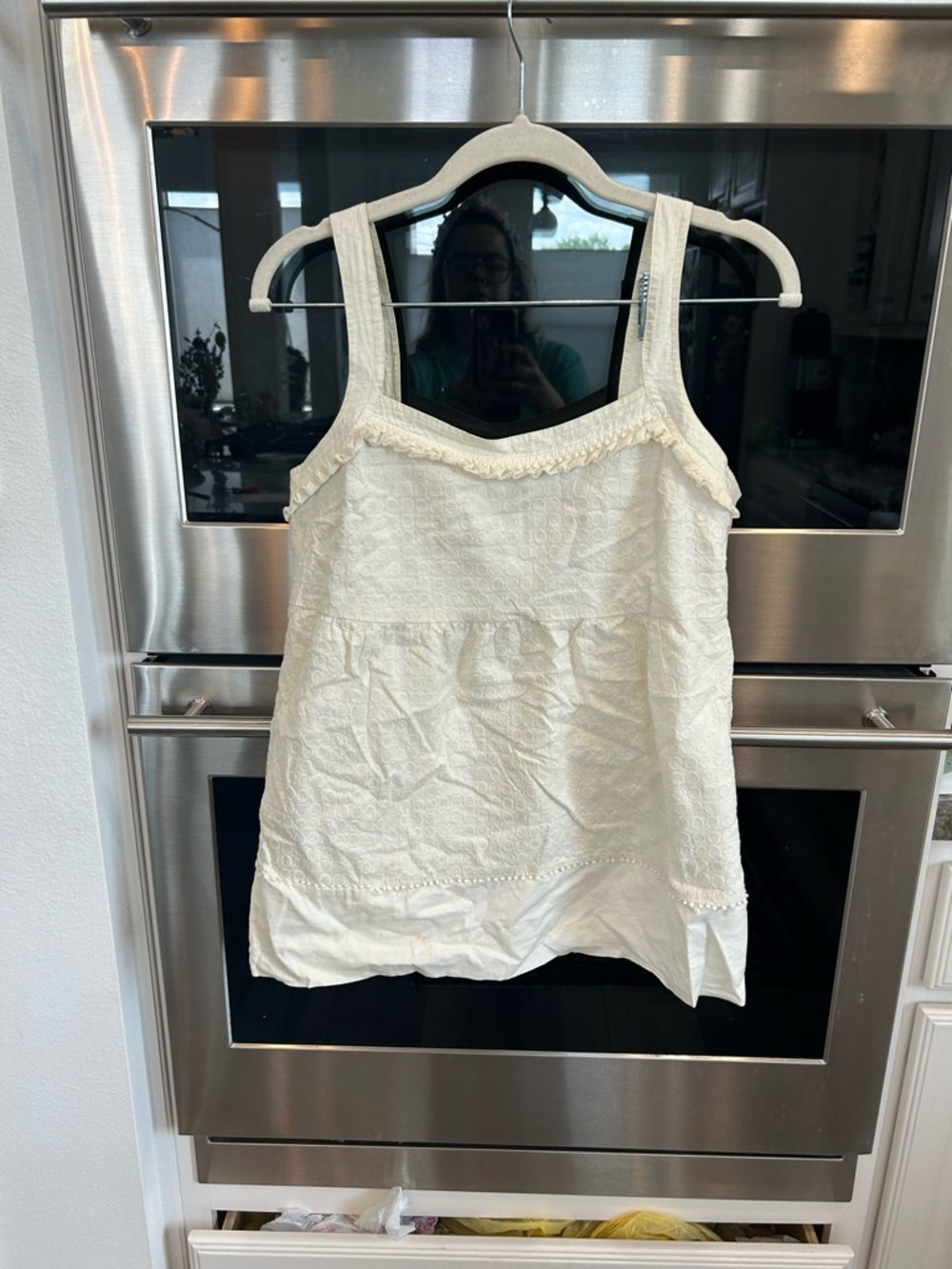 Juicy Couture Y2K baby doll Tank Top with ruffle detail size 2 GUC